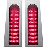 Chrome ProBEAM Fillerz with Red Lens