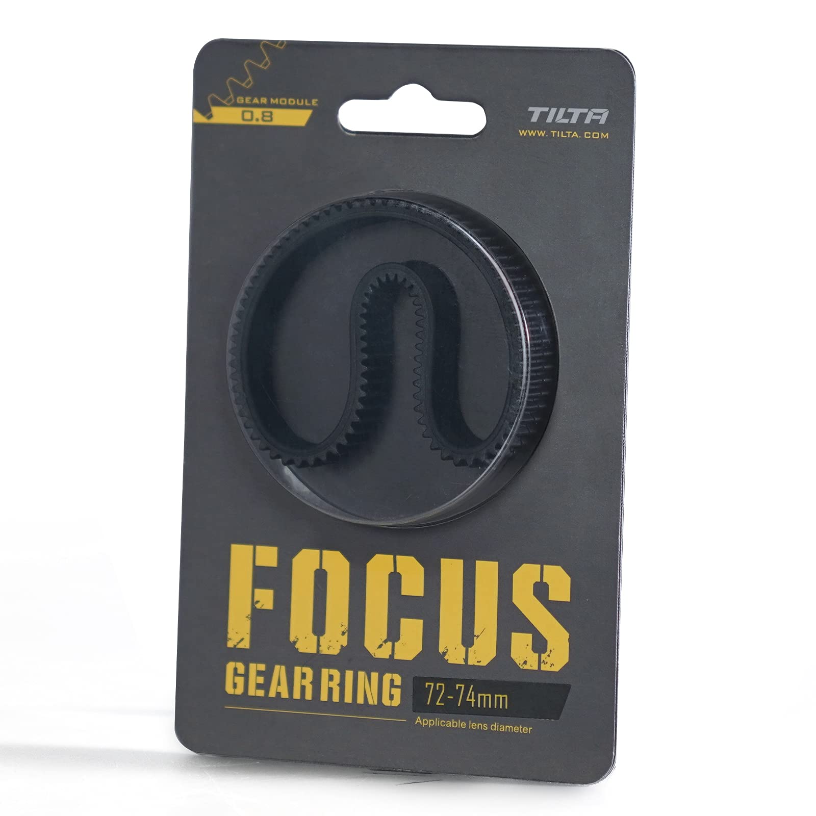 Tilta Seamless Focus Gear Ring for 72-74mm Lens 360° Seamless Rotation Silent for Tilta Mini Follow Focus Nucleus Nano DSLR 0.8 Mod Standard Gear Camera Lens Accessories TA-FGR-7274 — image 1