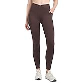 Danskin Womens Studio Cross Waist Full Length Leggings