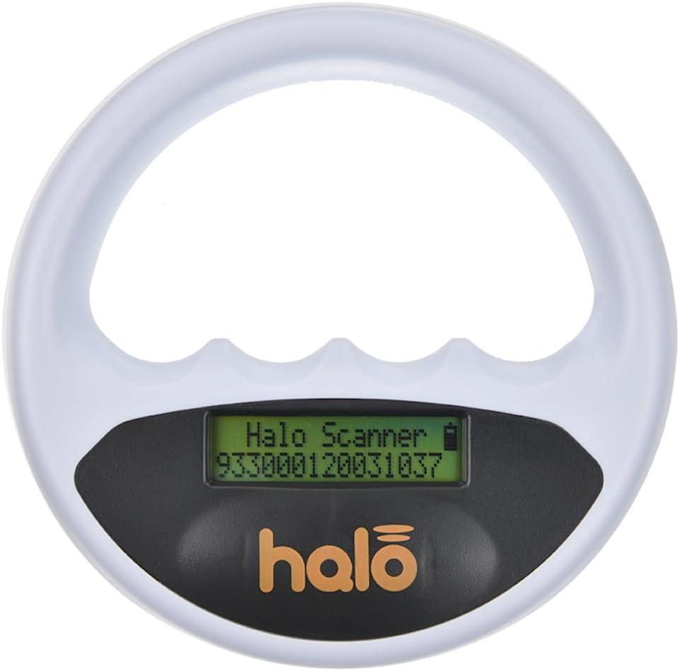 Haustier-Chipscanner – Mikrochip-Lesegerät Für Hunde, Katzen, Pferde & Geflügel | ISO11784/5, FDX-B | Mit LCD-Display