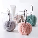 Omenluck 2Pcs Long Bath Loofahs Exfoliating Stretchable Braided Mesh Shower view 4