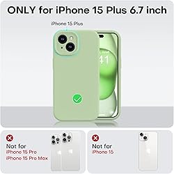 Vooii Compatible with iPhone 15 Plus Case, Upgrade
