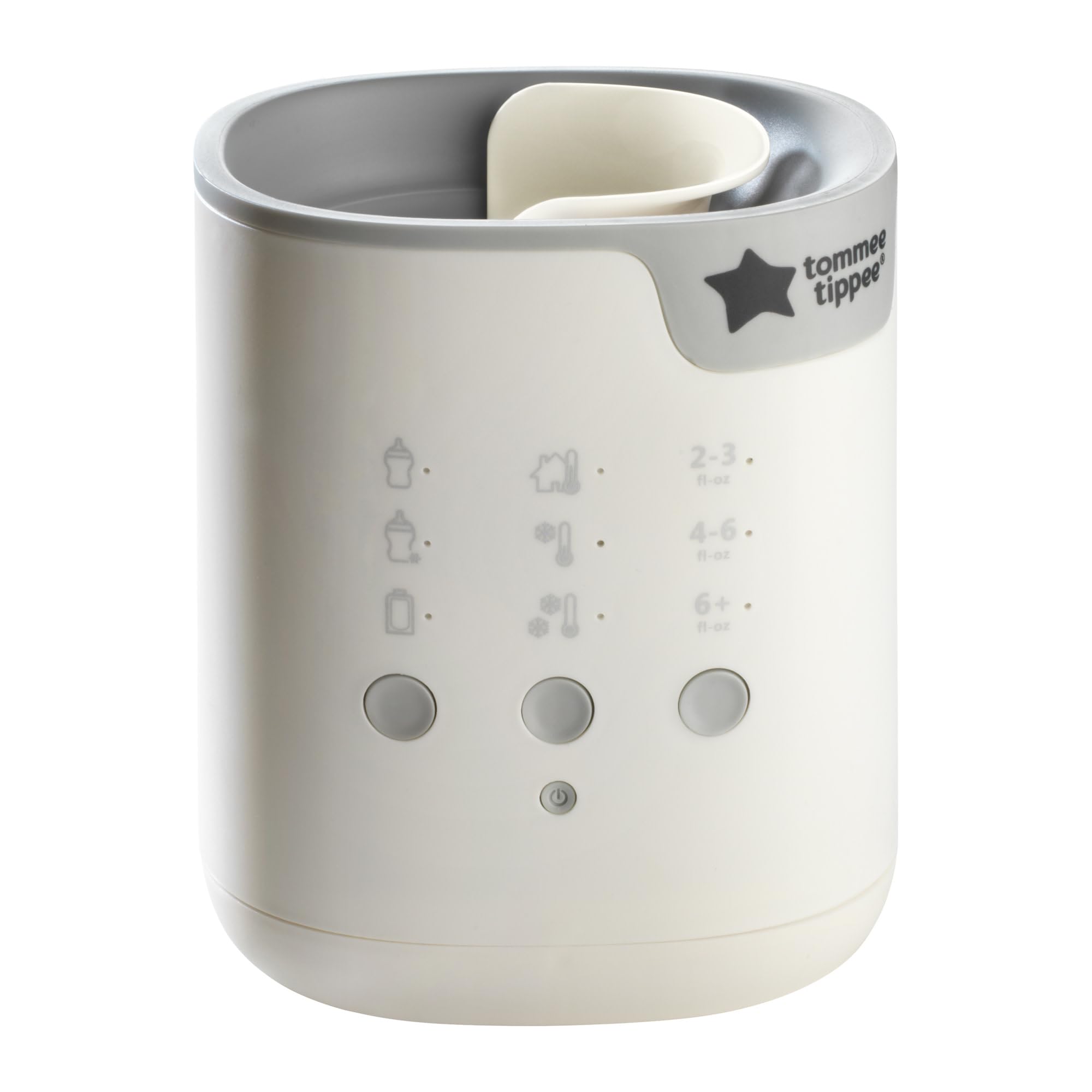 Tommee Tippee Multiwarm Bottle and Pouch Warmer, Warms Baby Feeds to Body Temperature in Minutes, Automatic Timer, White