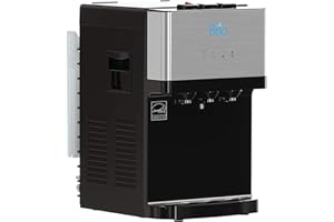 Brio Countertop Self Cleaning Bottleless Water Cooler Dispenser with Filtration - Hot Cold and Room Temperature Water. Free Extra Replacement Filters Included - UL/Energy Star Approved