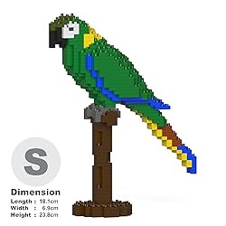 JEKCA Yellow Collared Macaw 01S | Plastic Building
