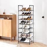 esonstyle 8 Tier Shoe Rack 16-20 Pairs Tall Narrow Organizer view 7
