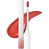 BOM OMG Matte Lip Lacquer #3 LOL Waterproof Long Lasting Smudge-Proof, Lightweight, Vibrant Lips, Matte Finish, Full Coverage, Korean Makeup 0.14 oz