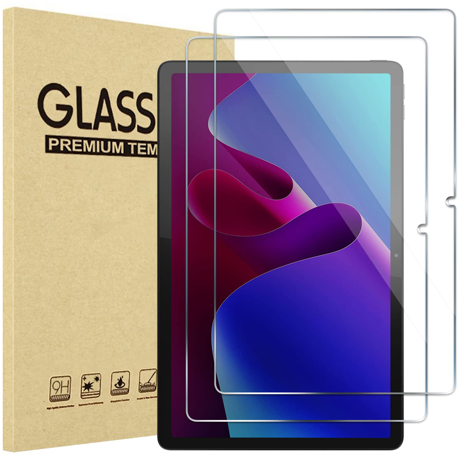 ProCase 2 Pack Screen Protector for Lenovo Tab P11 Pro Gen 2 11.2” 2022, Tempered Glass Screen Film Guard for 11.2 Inch Lenovo Tab P11 Pro 2nd Generation -Clear