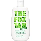 The Fox Tan Fragrance-Free Rapid Tanning Elixir, Tanning Accelerator Lotion For Darker & Faster Tans, Flawless Tans, Vegan & Cruelty-Free, 120mL
