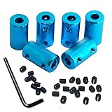 6Pack Treehobby Aluminium Alloy Shaft Coupling