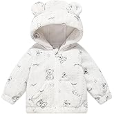 Srkrando Toddler Fleece Jacket Baby Winter Coat Newborn Girl Hoodie Infant Boy Clothes 3T