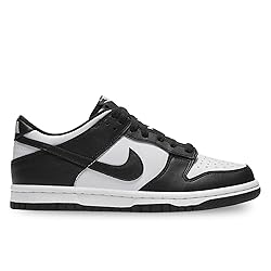 White / Black Nike GS Dunk Low