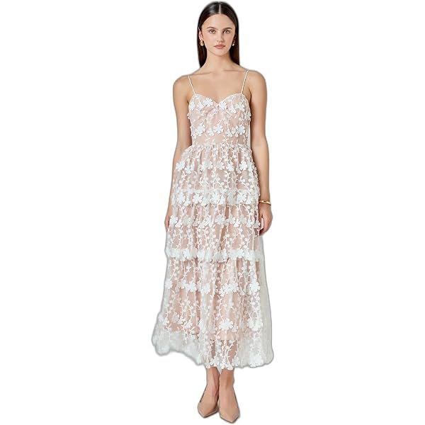 Amazon.com: Adrianna Papell Women's Lace Midi Godet Dress, Ivory/Pink, 8 :  Clothing, Shoes & Jewelry