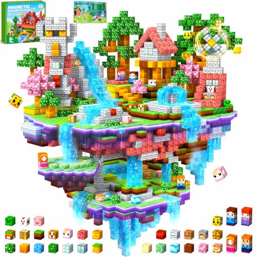 Subtail 507PCS Magnetische Bausteine Kreatives Spielzeug Set ab 3-9 Jahren