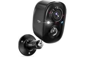 Dzees Security Camera Outdoor Wireless - Upgrade 2K 3MP Battery Powered WiFi Outdoor Camera Wireless, Spotlight, Siren, AI Dectection, Color Night Vision, IP66 Waterproof Cloud/SD-Black