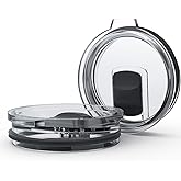 30 oz Tumbler Lid Replacement for Yeti 30/32 oz Tumbler, 14 oz Mug and 35 oz Straw Mug, Travel Spill Proof Cup Lids with Magnetic Slider, BPA Free (2 Pack)