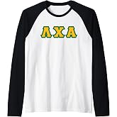 Lambda Chi Alpha Fraternity Est.1909 LXA Lambda Chis LCA Raglan Baseball Tee