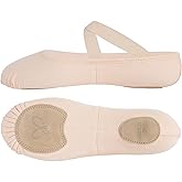 Daydance Cloud Soft 4 Way Stretch Girls Ballet Shoes, Split Sole Dance Slippers for Toddler Girls/Little/Big Kids