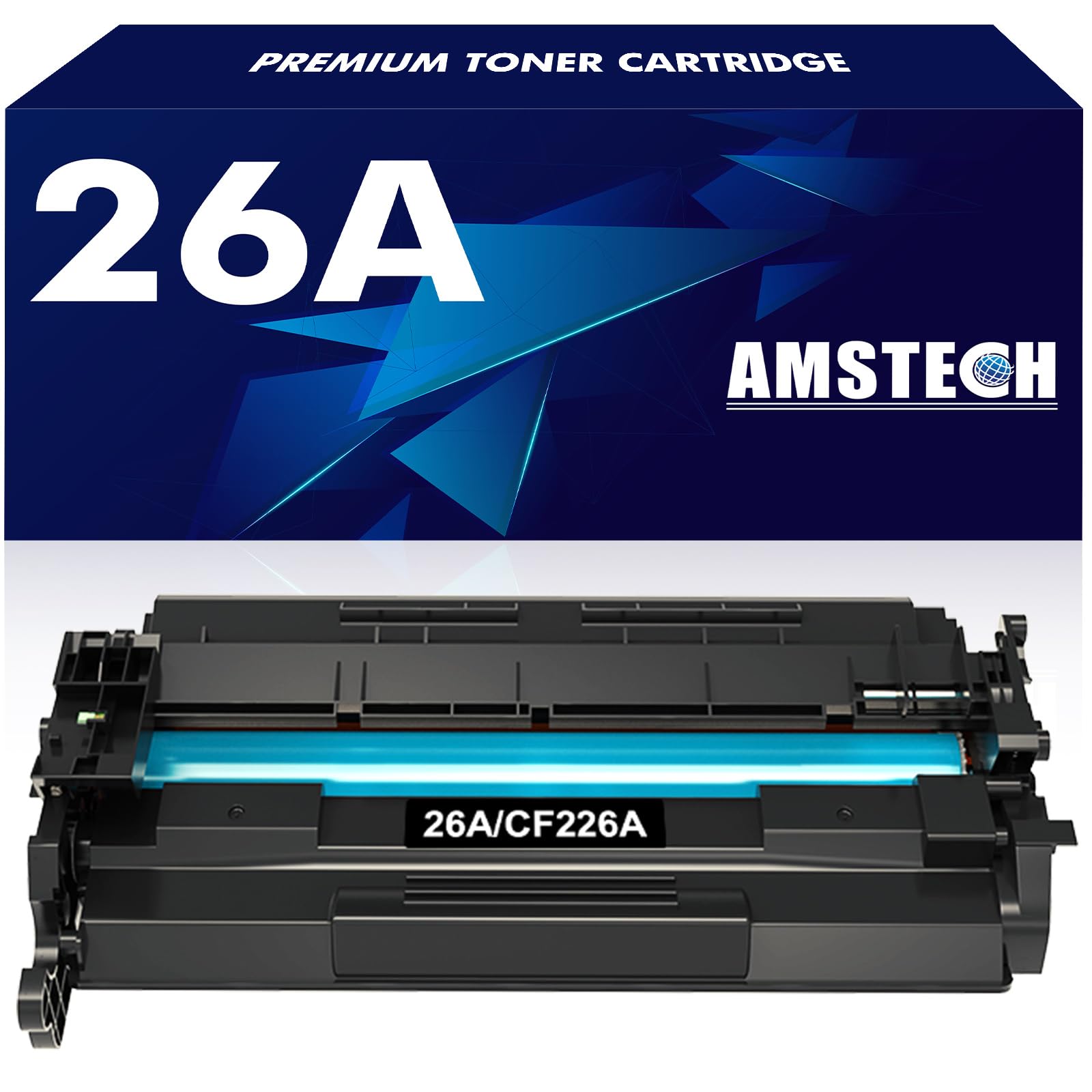 26A (CF226A) CF226X 26X Toner Cartridges Replacement for HP Laserjet Pro M402dn Toner MFP M426fdw M426dw M426fdn M426 M402d M402dw M402n M402 Printer ( 1-Pack, Black )