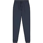 Izod Girls School Uniform Jogger Pants, Elastic Waistband with Drawstring Closure, Stretch Performance Fabric