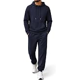 COOFANDY Mens Tracksuits 2 Piece Set Full Zip Hoodie Jogging Sweat Suits | Soft Knit, Lightweight &amp; Breathable, Drawstring Hood, Zip Up Hoodie &amp; Cuffed Jogger Outfit, Great for Lounge, Gym &amp; Travel