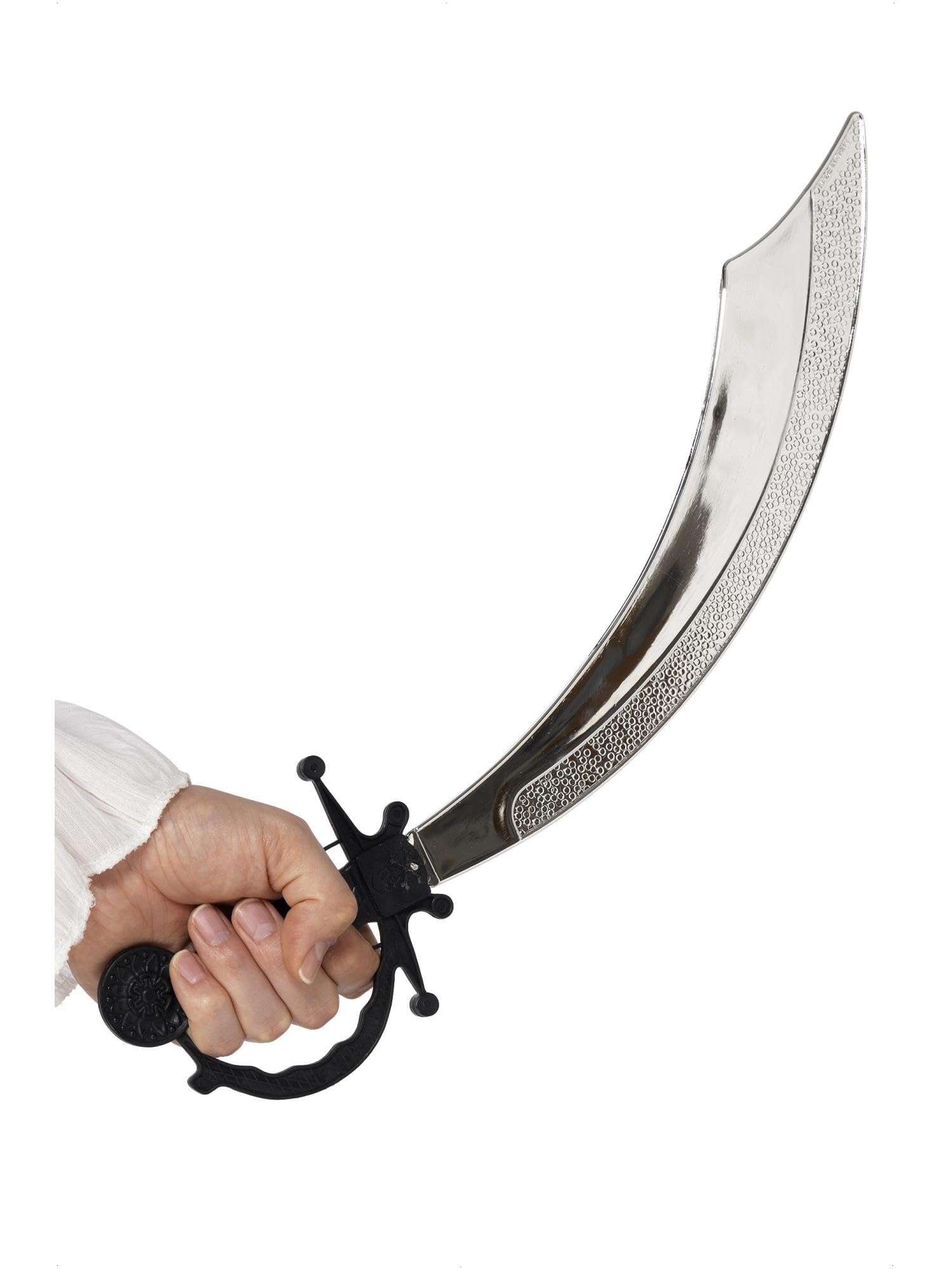 Smiffys Pirate Sword, 50cm / 20in, Silver , Pirate Fancy Dress, Adult Dress Up Accessories
