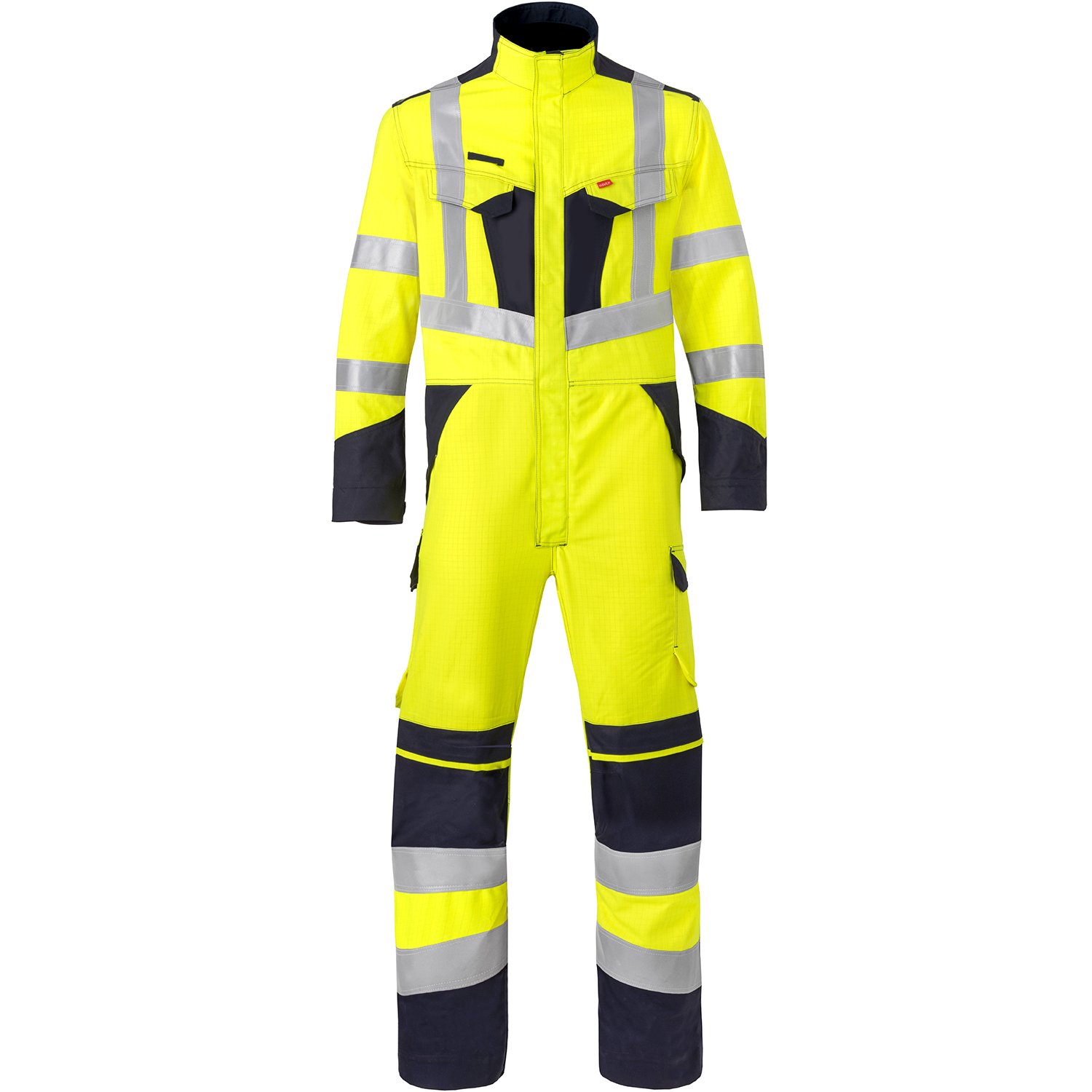 Havep 20251.3ZCB7H-44 "Multi Shield 20251" Overall, Fluorescent Yellow/Navy Blue, Size 44
