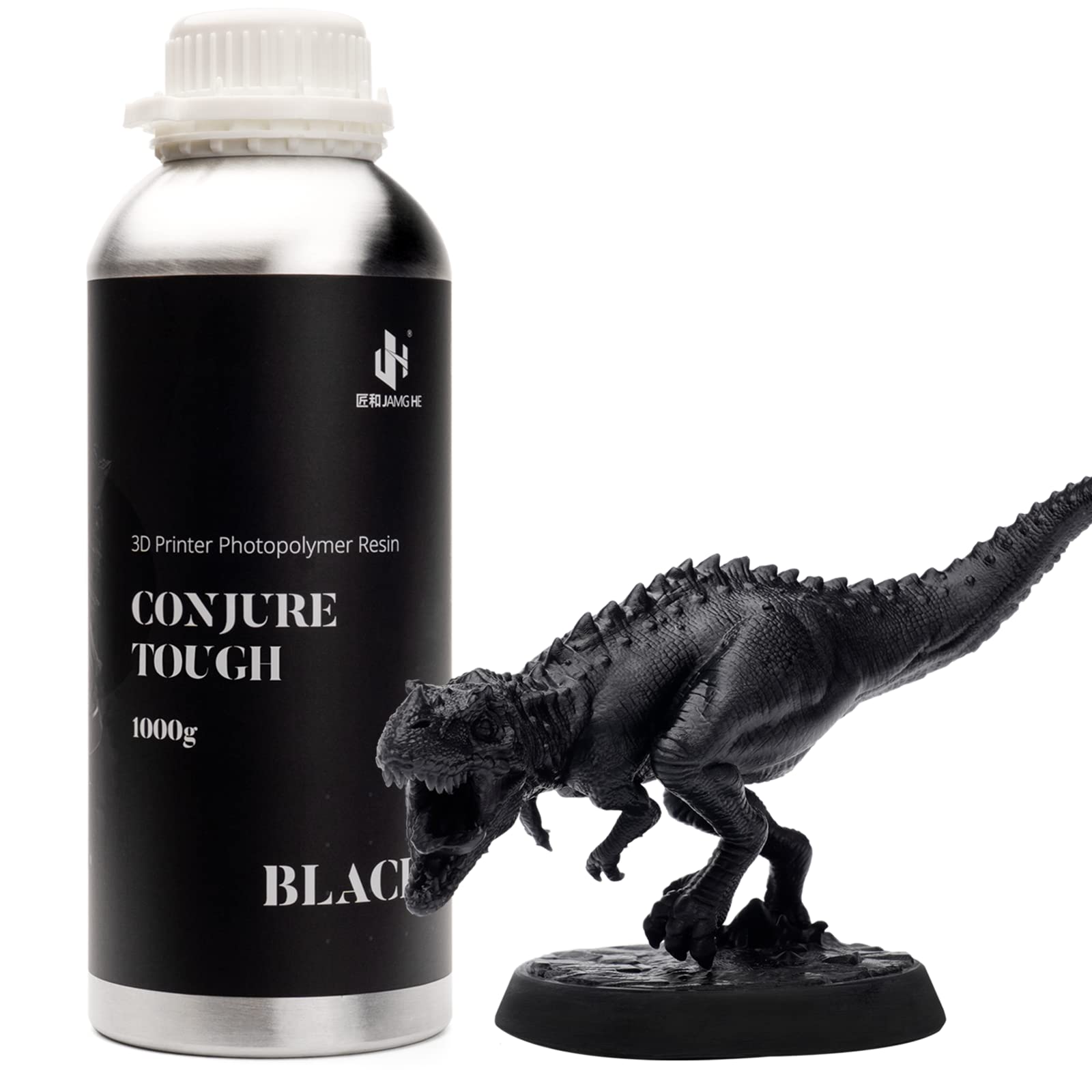 Chitu Systems Tough 3D Printer Resin, High Impact Resistance, Non-Brittle Engineering-Like Photopolymer, 405nm UV Resin for 8K/12K/14K Printers, Ideal for Functional Gadgets & Miniatures, 1kg, Black