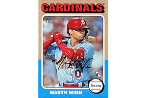 TOPPS TRADING CARD 2024 Topps Heritage #284 Masyn Winn RC Rookie Card St. Louis Cardinals Official MLB Baseball Card in Raw (NM or Better) Condition