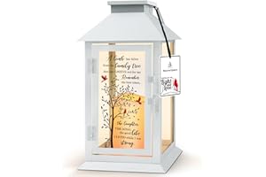 HN HAIINAA Memorial Lantern Bereavement Gifts in Memory of Loved One Memorial Gifts for Loss of Mother Loss of Father Remembrance Sympathy Gifts for Loss of Loved One