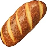 zhidiloveyou Bread Pillow Funny Stuffed Bread Shaped Pillow Toy Gift for Kids Adults, 23.6 in