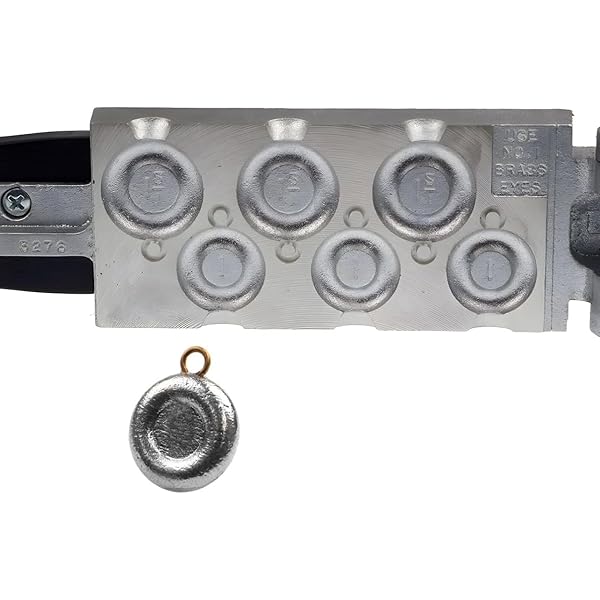 Lead Molds For Fishing Weights Mold Bell Sinker Cavity 1-8 Oz To