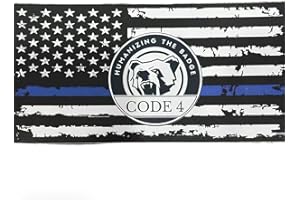 GENERIC Sargento Sarabia's Thin Blue Line Code 4 Humanizing The Badge! Bumper Stickers, Decals.