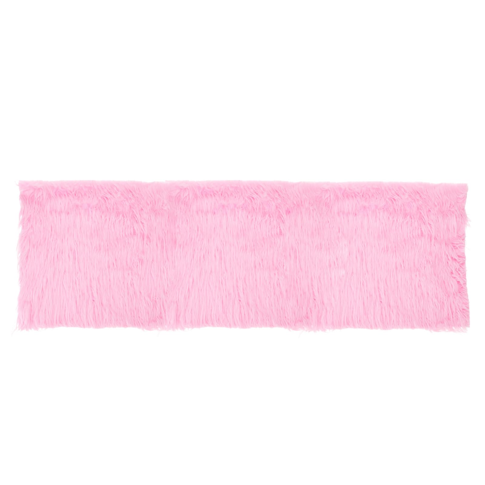DMiotech 18"x63" Pale Pink Faux Fur Fabric for Crafts, Fluffy Faux Fur for DIY Projects, Gnomes, Animal Costumes, Cushions