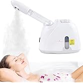 Facial Mist Steamer,YOKYAK Facial Steamers with 360° Rotatable Sprayer, Face Steamer for Facial Deep Cleaning, Hot Mist Humidifier Steam for Face Spa Sinuses Moisturizing, Homeuse or Salon