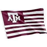Desert Cactus Texas A&M University TAMU Flag - 3 x 5 Feet Aggies Banner, Indoor/Outdoor Durable Fabric, 100% Polyester Design (Style Nation)