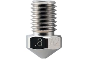 Micro-Swiss Plated A2 Tool Steel Wear Resistant Nozzle for Dremel Digilab 3D45 3D Printer Idea Builder 3D Printer (.8mm)