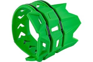 PRO CAKEN Motorcycle Universal Exhaust Heat Shield Cover Muffler Pipe Guard Leg Anti Hot Silencer Guard Anti-scalding Protector Ring For Muffler Tailpipe All Dirt Bike Off Road Motorbike-Green