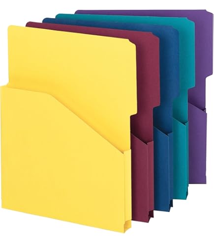 Carpetas Organizadoras Smead Slash - Tamaño Carta, Azul, 25 Unidades