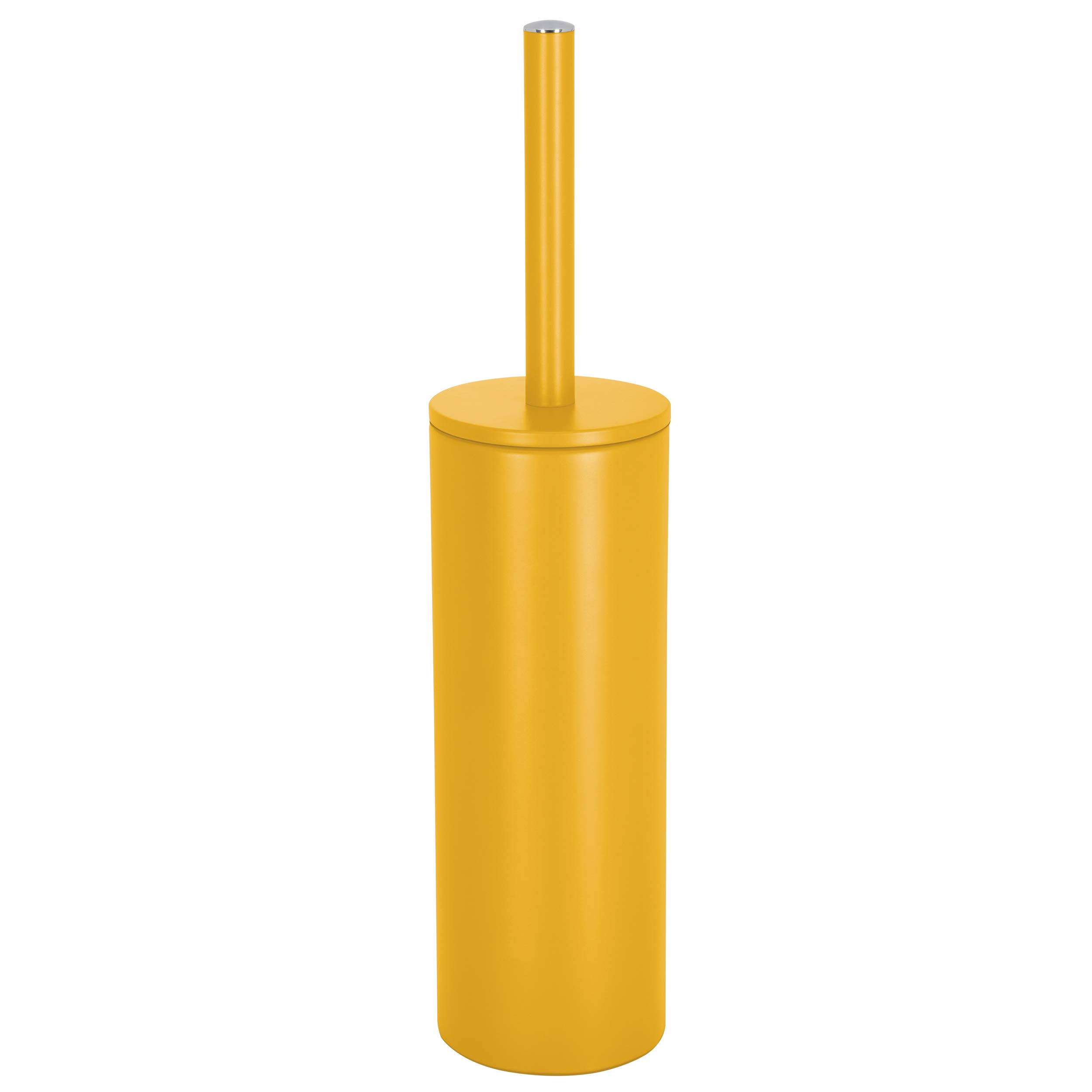 Spirella Toilet brush with stainless steel support AKIRA matt yellow, Metal, 40 x 9.5 x 9.5 cm