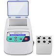 Mxmoonfree Mini Gel Heating Machine for PRP PPP Gel Heating BioFiller Plasma Making, Temperature 5 to 100C (Dry Bath Incubator with 6 * 5ml Block)
