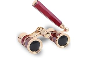 AiScrofa Opera Glasses Binoculars 3X25,Mini Binocular Compact Lightweight,with Chain for Adults Kids Women in Musical Concert