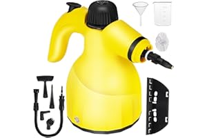 Steam Cleaner, Aspiron Steamer, 248°F High-Temperature Steam for Floors, Upgrade Steamer for Carpet and Upholstery, Floors, Tiles, Car