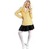 Heather McNamara Costume for Women | Heathers Movie Outfit Includes Jacket, Shirt, & Skirt | 80s Musical Attire