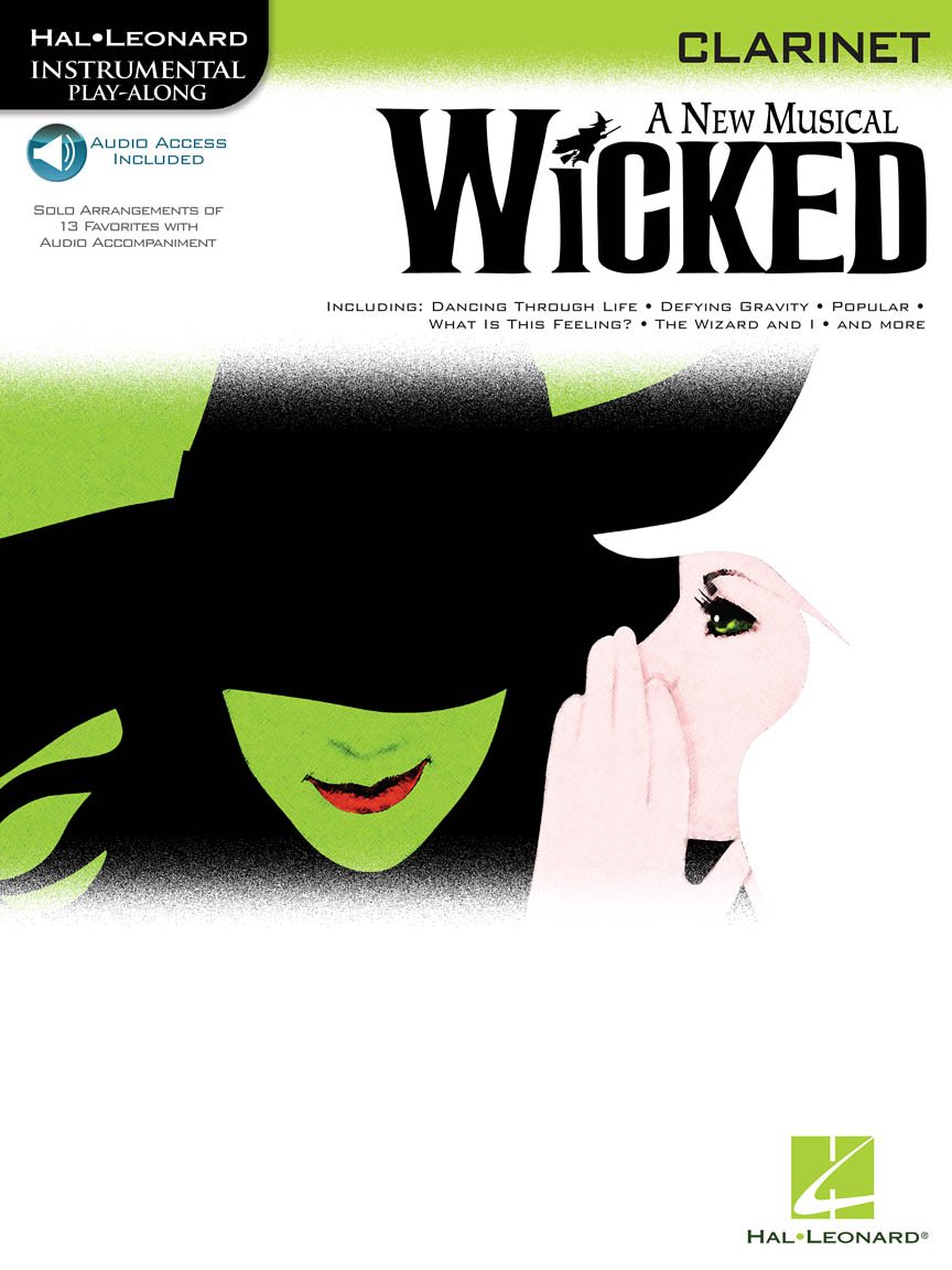 Instrumental Play-Along Wicked (Clarinet) Clt Book/Cd (Hal Leonard Instrumental Play-Along)