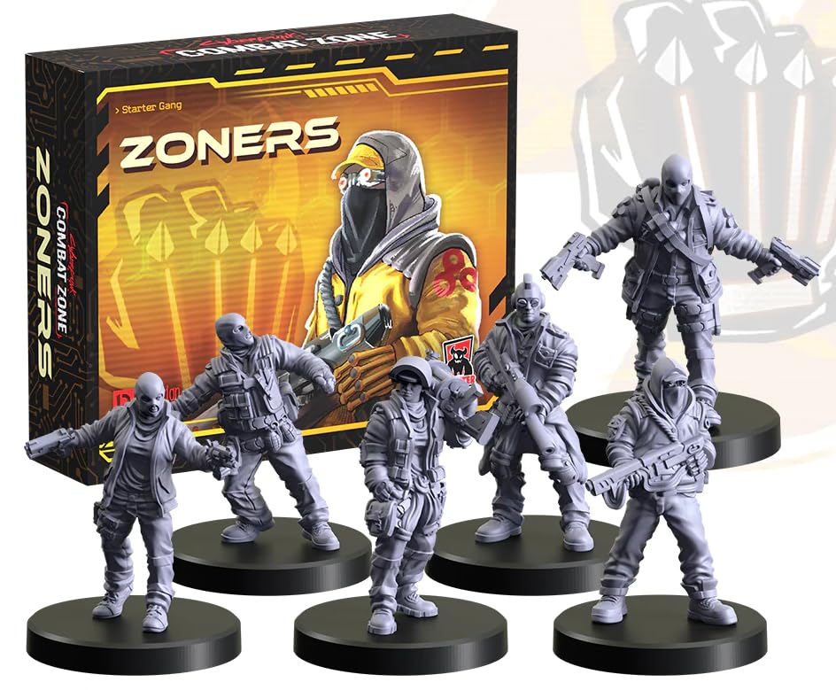 Monster Fight Club Cyberpunk Red Combat Zone Board Game Expansion: Zoners Starter Gang