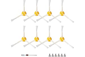 DHOUA 8 Packs Side Brush Replacement for IRobot Roomba 600 700 800 900 Series 960 980 985 860 870 877 880 890 891 895 805 761 770 780 790 614 650 665 671 675 690 Models
