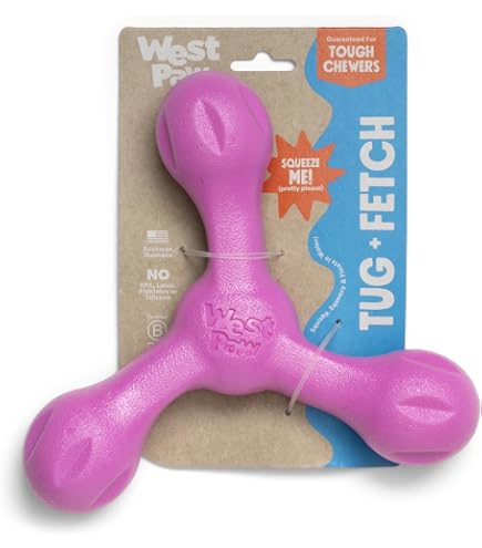 WestPaw Rumpus Hundespielzeug – Robust, Schwimmfähig, Für Starke Kauer, Spülmaschinengeeignet, Made In USA