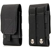 Tactical MOLLE Smartphone Holster, Universal Army Mobile Phone Belt Pouch EDC Security Pack Carry Accessory Kit Blowout Pouch