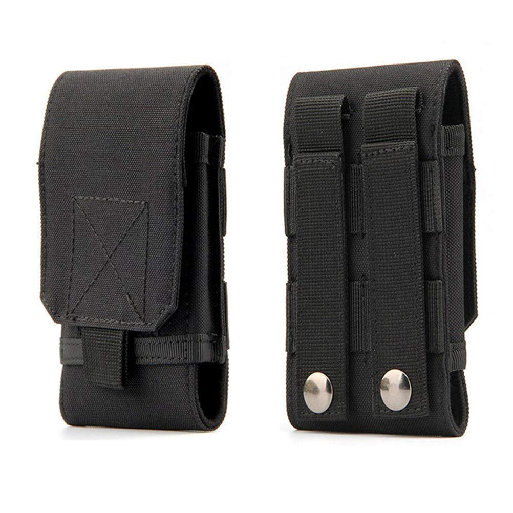 Universal Tactical Molle Holster Army Mobile Phone Belt Pouch edc Security Pack Carry Accessory Kit Waist Bag Case Compatible iPhone 13 mini 12 mini 11 mini 6/6s 7 8 SE Samsung Galaxy S4 mini